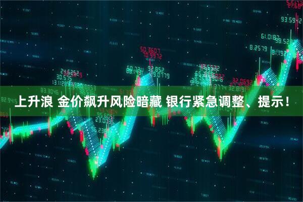 上升浪 金价飙升风险暗藏 银行紧急调整、提示！